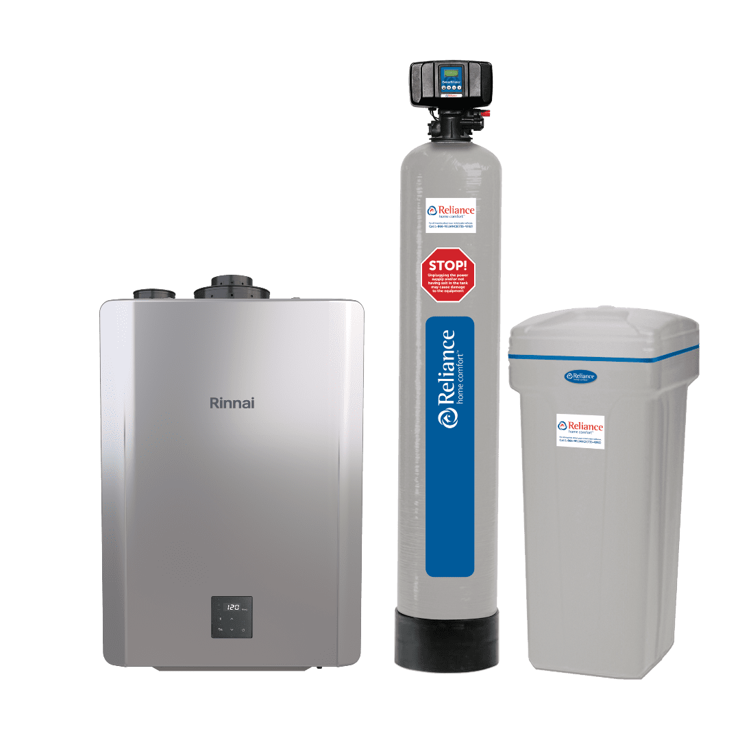 tankless water heater and water softener