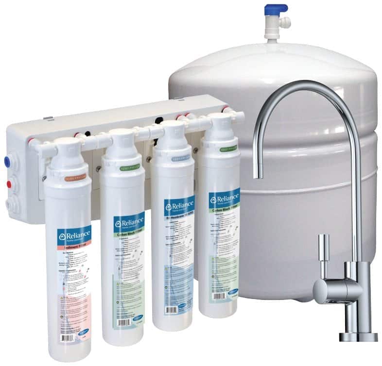 Water purification reverse osmosis filter bundle