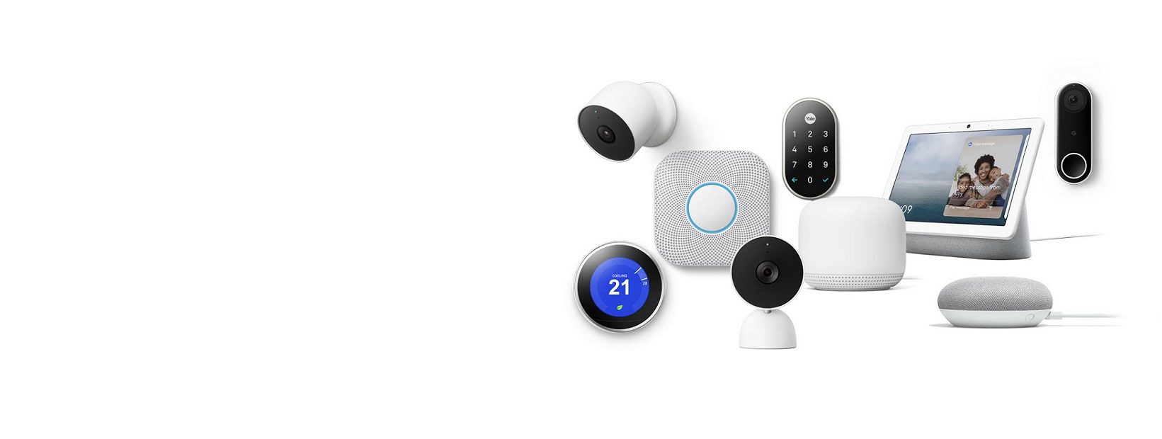Smart home bundle with google products