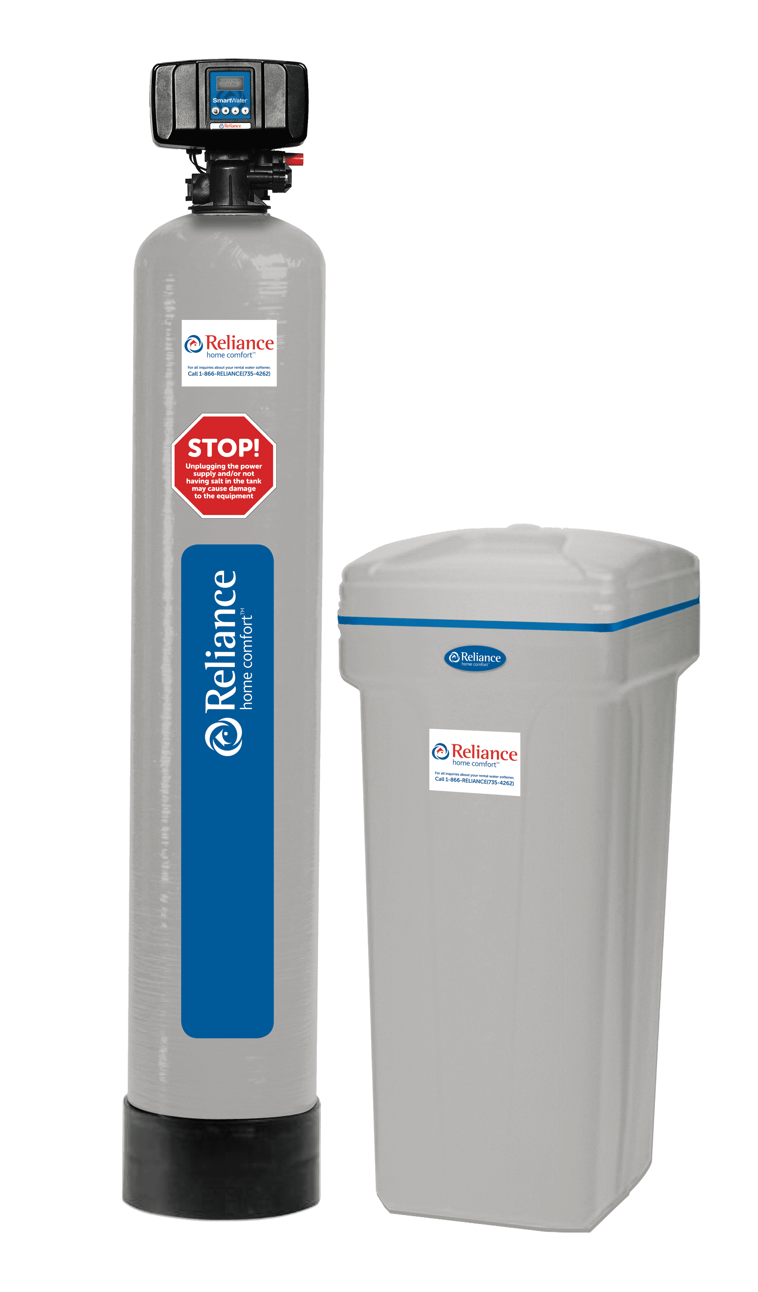 Reliance twin tank water softener