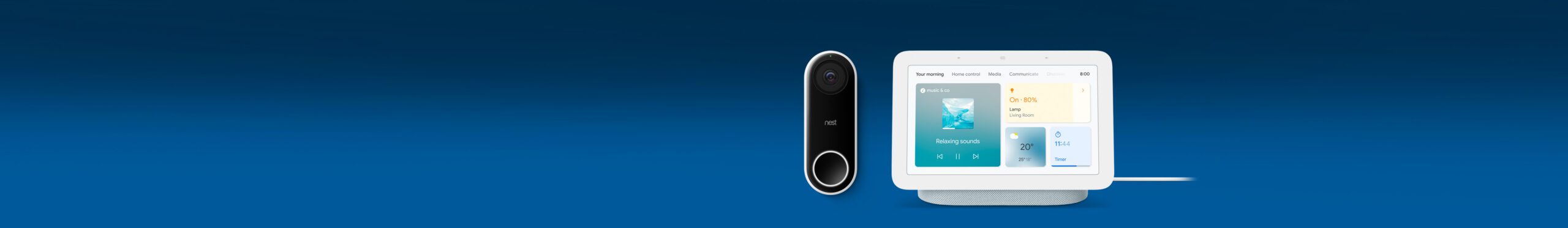 Smart home offer with Nest doorbell and nest hub