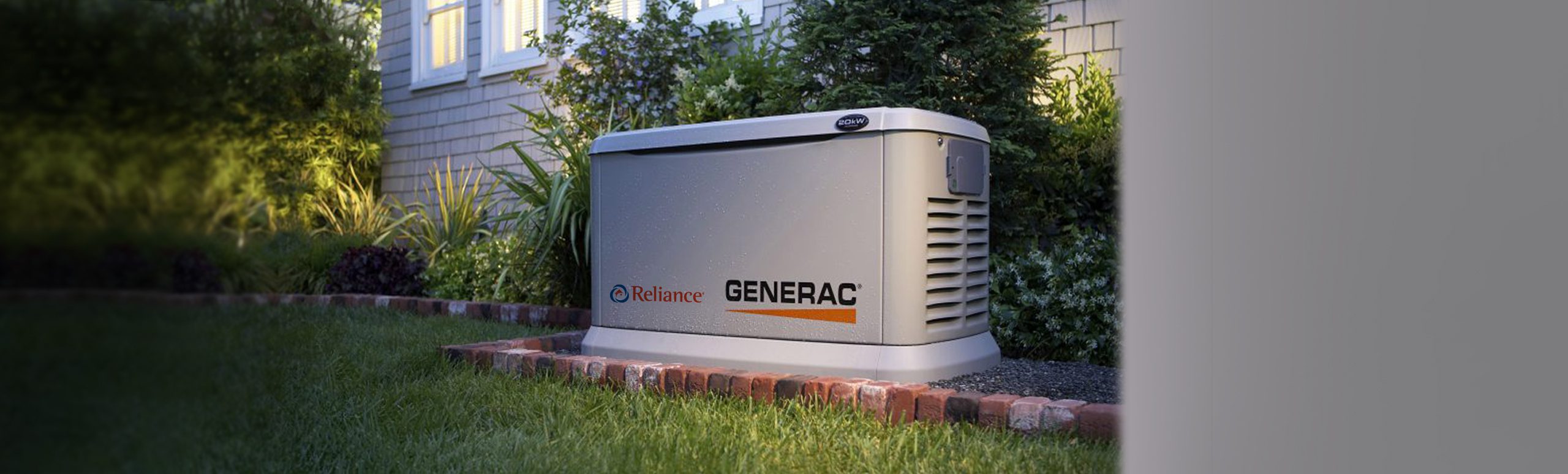 Generac Generator outside a home