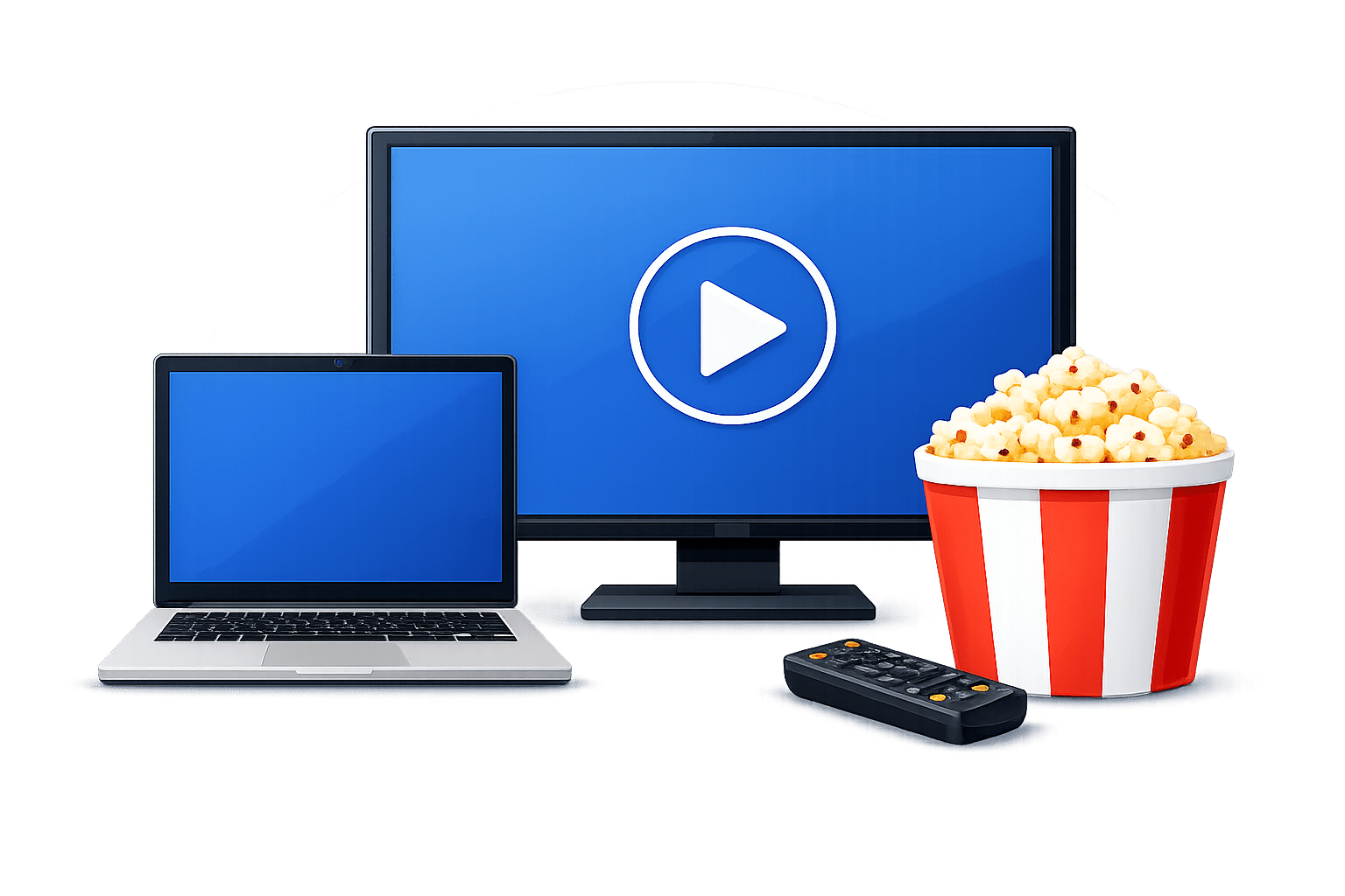 Streaming service illustration